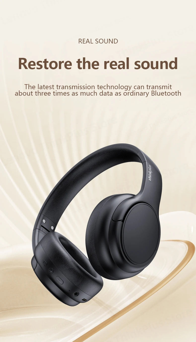 Original Lenovo TH20 Gaming Headphones Dual Mode Headset Wireless Bluetooth 5.3 Foldable